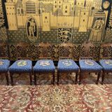 Set of 6 English chairs - Victorian