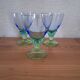 3 verres Bormioli Rocco Bahia années 80