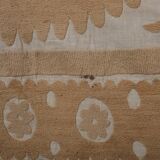 Hand knotted rug, vintage turkish rug 152x154 cm
