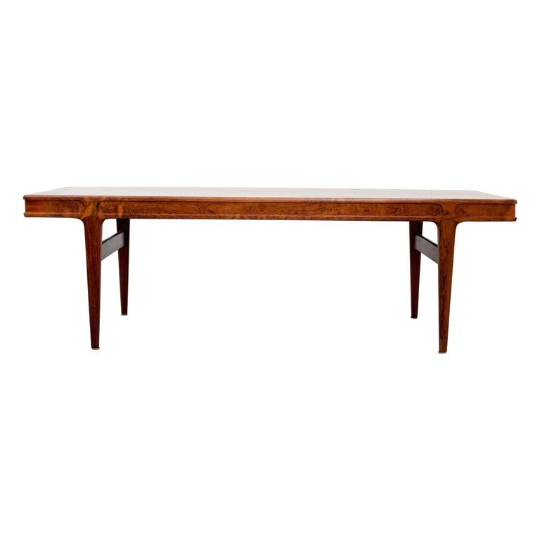 Rosewood coffee table by Johannes Andersen Denmark 1960s
