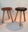 Pair of brutalist tripod stools from the 1950s/1960s.