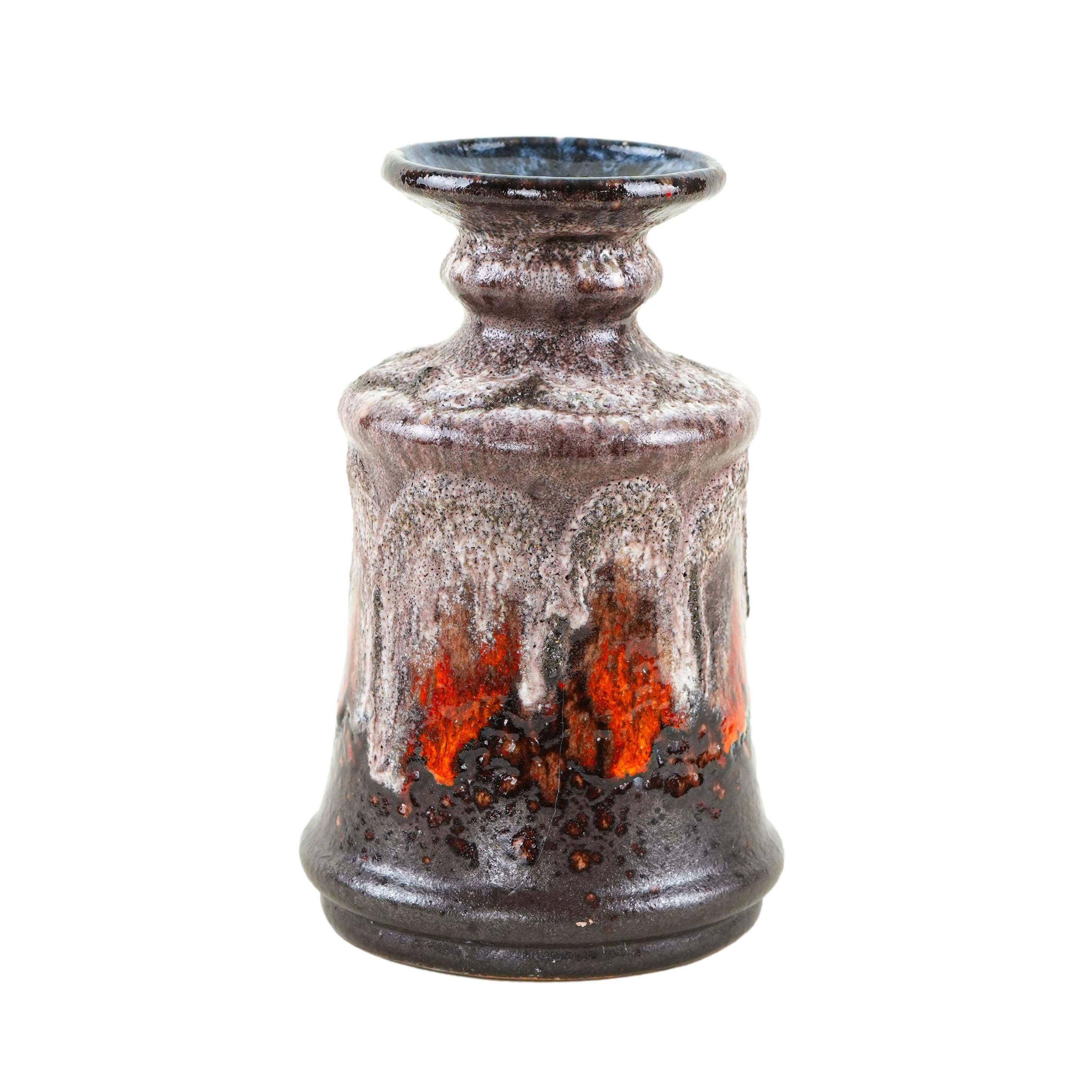 Ceramic vase, German design, 1960s, manufactured by Strehla