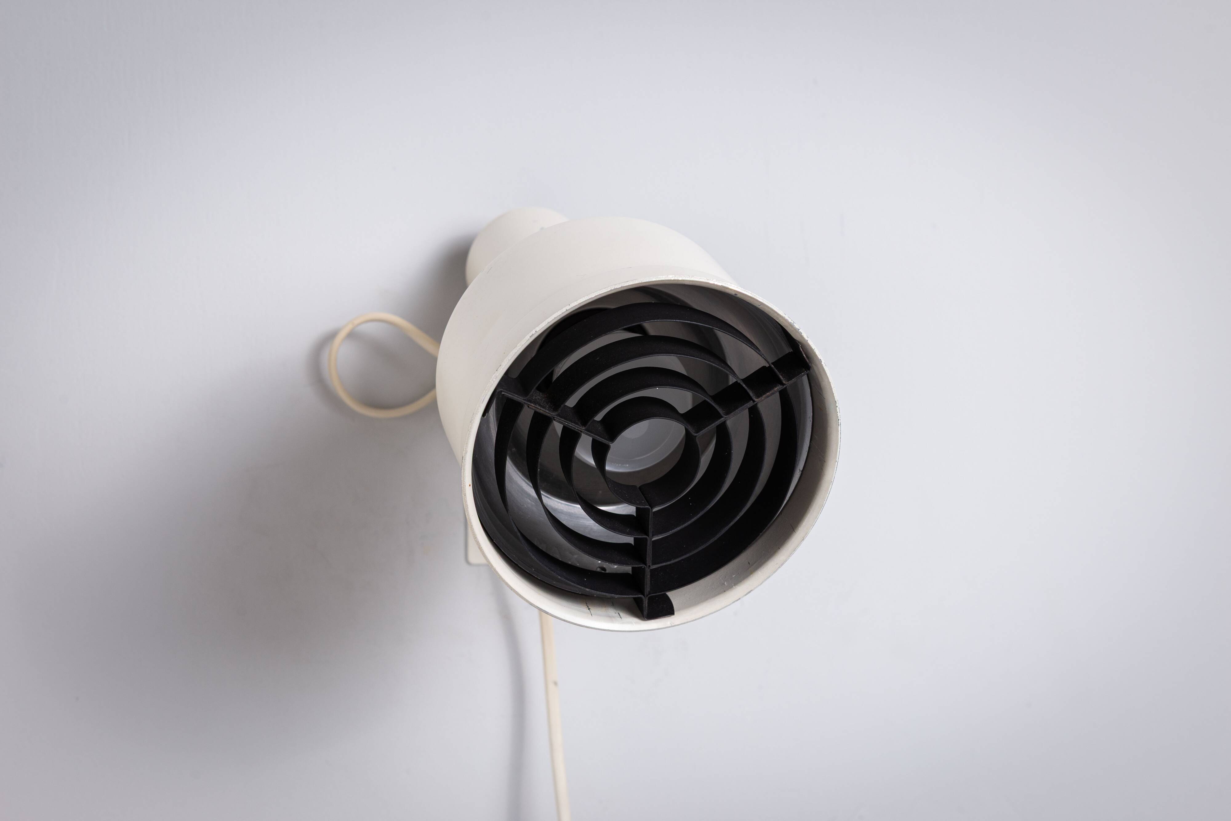 Pair of adjustable wall lamps designed by Per Sundstedt for Kosta Lampan