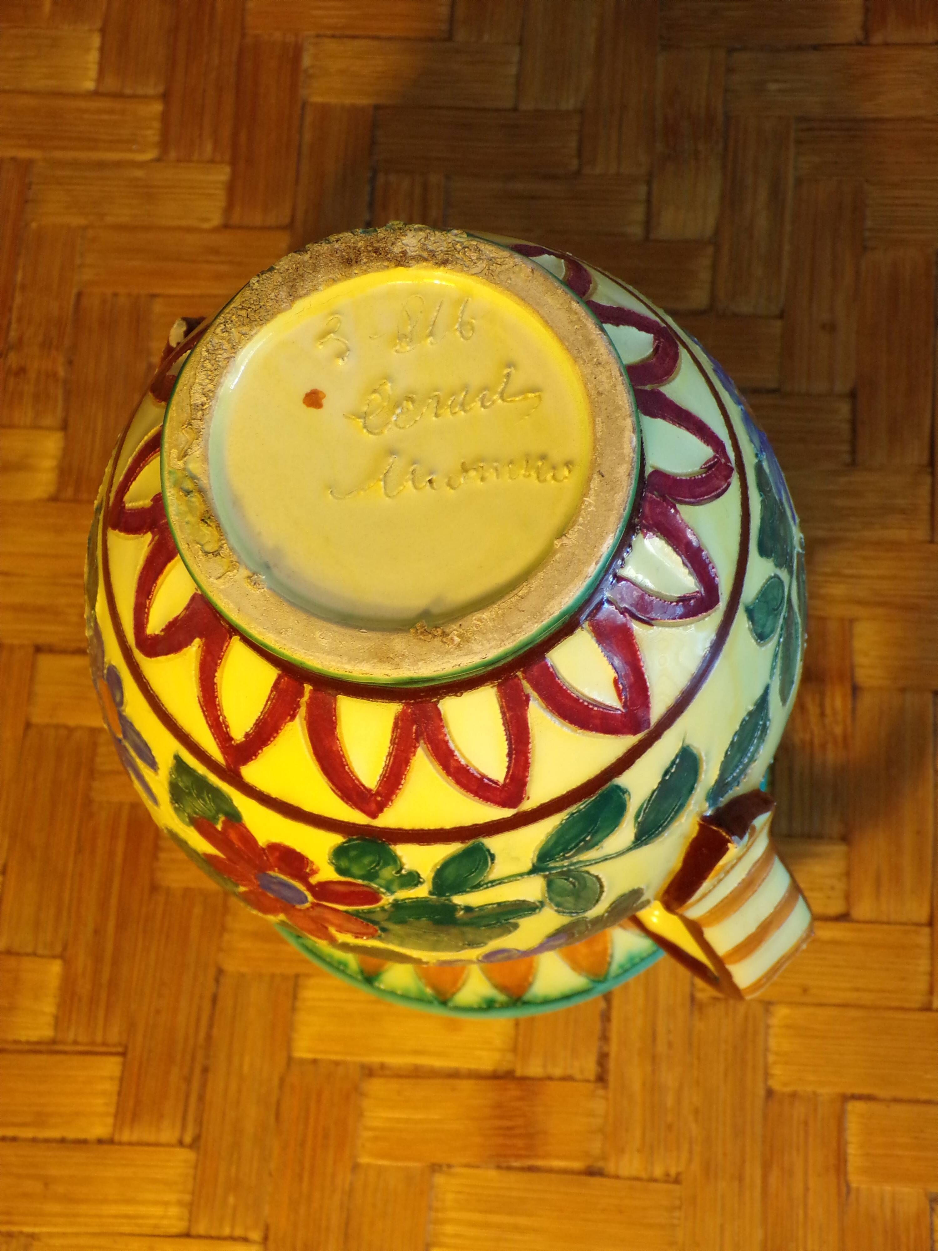 Cerart Monaco vase with handles 1940