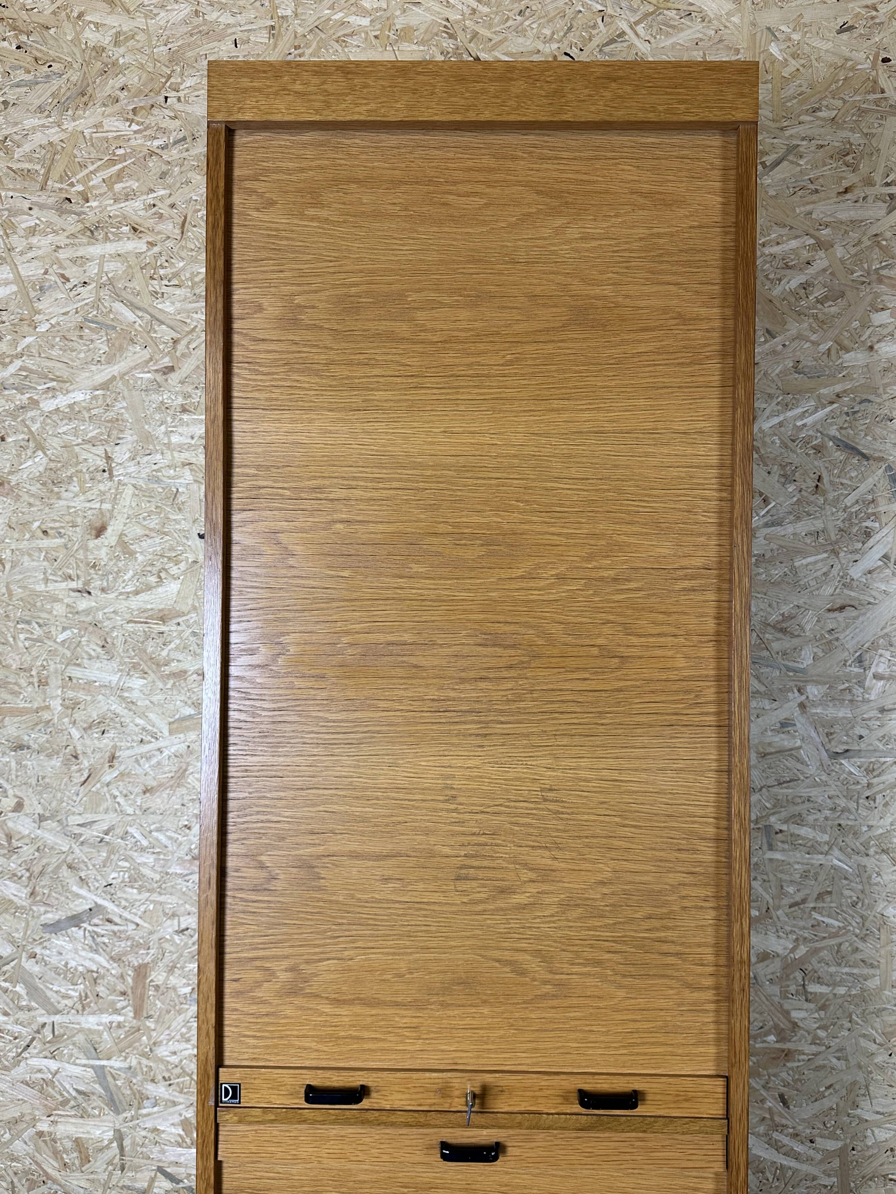 50s 60s roller shutter cabinet office cabinet filing cabinet mid century design