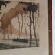 Roger hebbelinck landscape original lithograph signed and numbered 11/350
