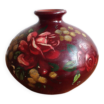 Vase peint main signé j.g. maire - années 1920/30