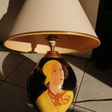 70s lamp signed Louis Drimmer