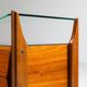 Buffet italien en noyer G. Cecchini e C. Cantu Italie 1950