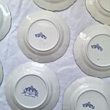 Dessert plates Sarreguemines Lancaster