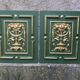Pair of carved and leaf-gilded wooden panels