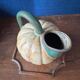 Rare "pumpkin" pitcher by Louis Lourioux. Art Nouveau period.