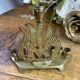 Chandelier, brass Hanukkah menorah