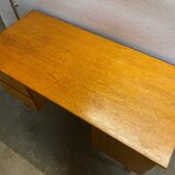 Vintage desk Scandinavian style compass feet