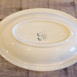 Plat ovale en Faïence, vintage