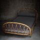 Daybed rotin Louis Sognot 1960
