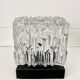 Glass and bakelite ceiling lamp