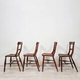 4 chaises anglaises fin XIXème siècle
