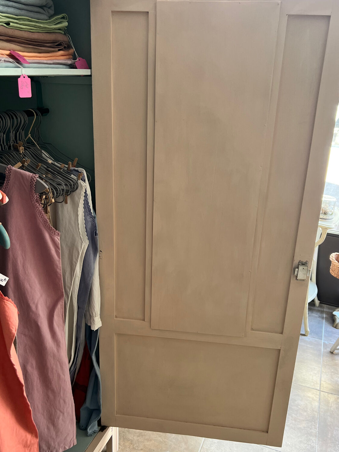 Small Parisian wardrobe with mirror