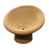 Vintage Egon Eiermann wicker chair model E 10