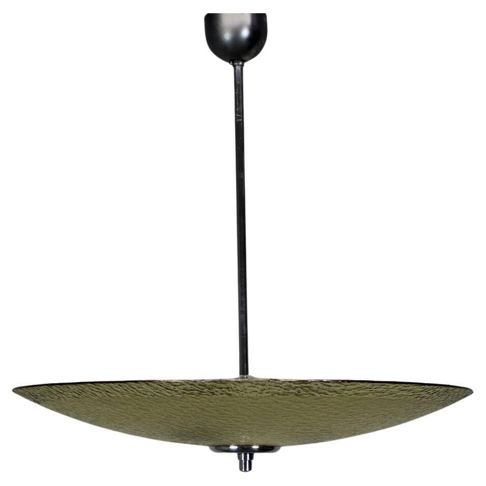 Mid-Century Glass Pendant, 1960s, Czechoslovakia