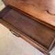Solid oak sloping secretary