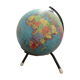 Globe terrestre Taride tripode éclairé années 65