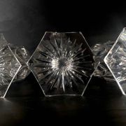 3 baccarat giant glasses 280ml m.à feuilles