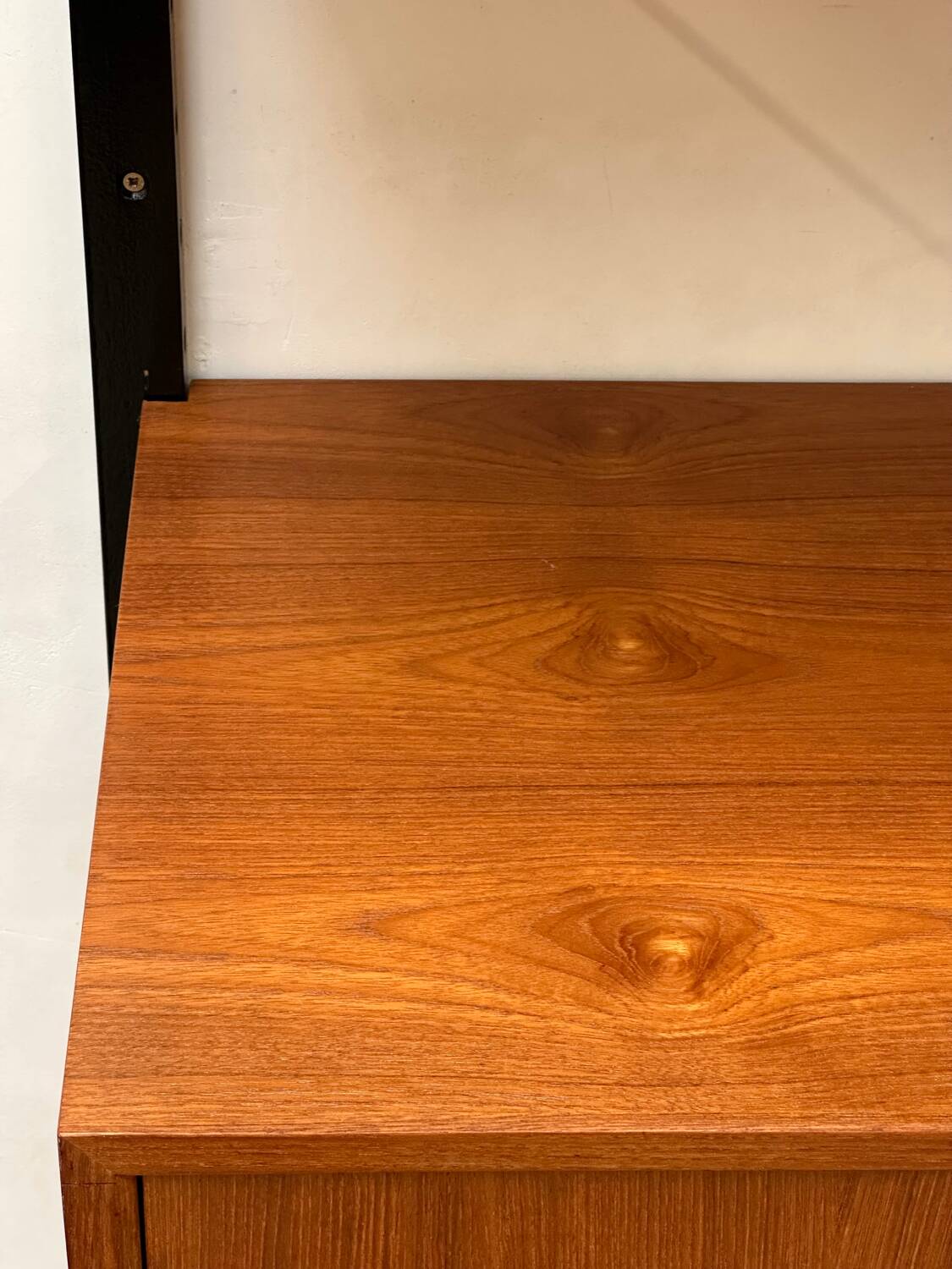 Unité murale modulaire scandinave en teck par Poul Cadovius pour Royal System, Danemark Années 1960