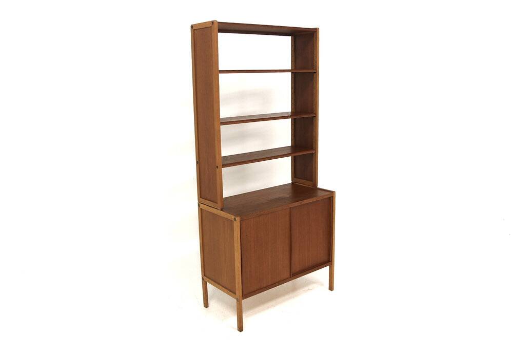 Scandinavian teak bookcase, Bertil Fridhagen, Bodafors, Sweden, 1960