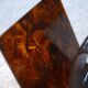 Design magazine rack in resin published by Alpac France 1970