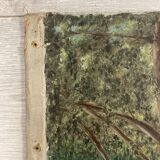 Landscape in oil on canvas signed
