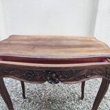 Louis XV style walnut desk table