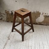 High oak workshop stool