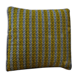 African wax fabric cushion