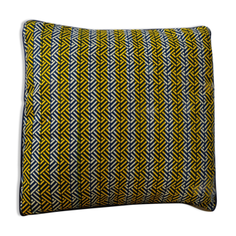 African wax fabric cushion
