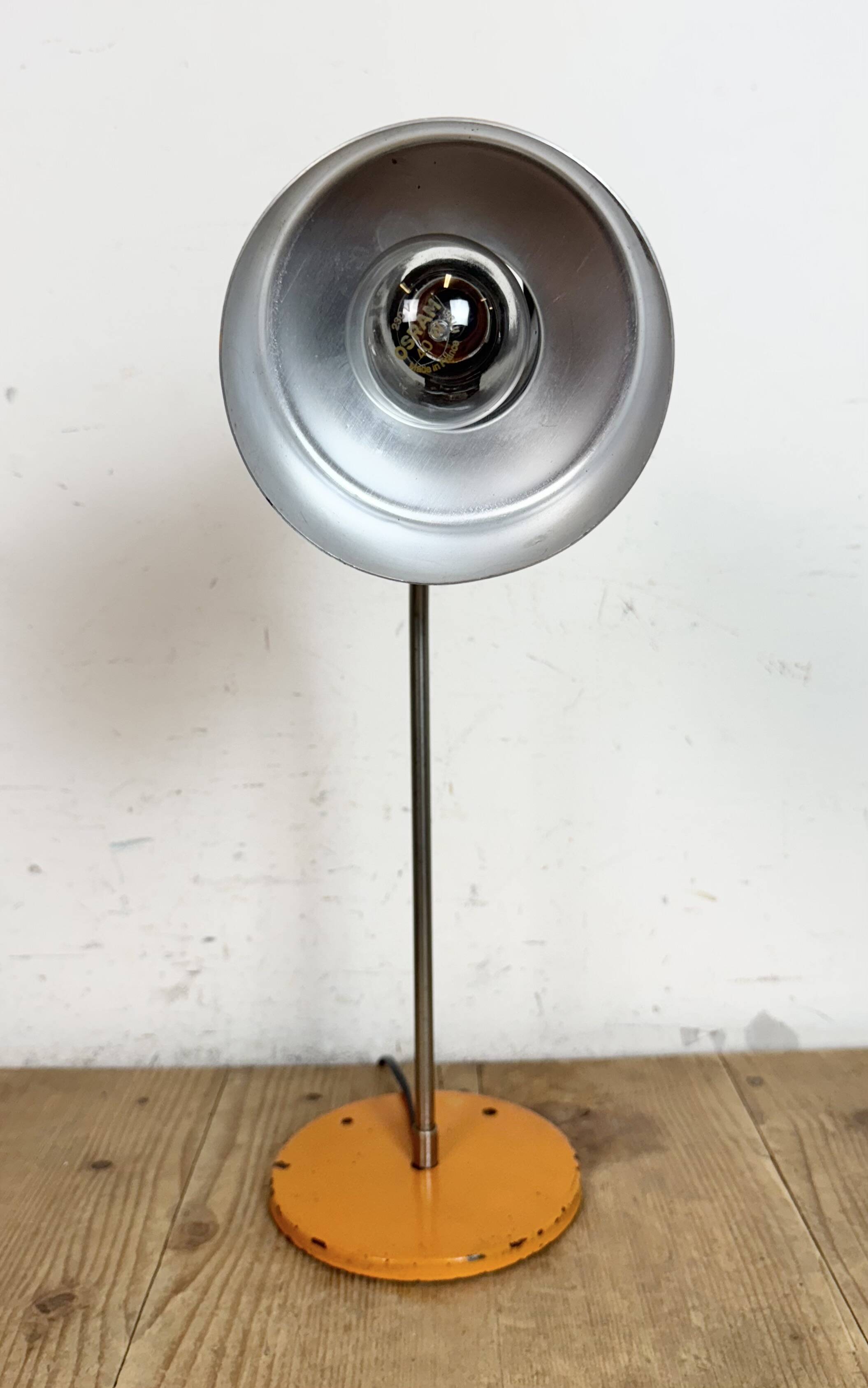 Vintage Orange Table Lamp , 1970s