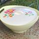 Soup tureen, Gien France, Princess model, in enamelled ceramic, vintage