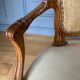 SUITE 4 ARMCHAIRS FRENCH PARIS LOUIS XV ERA STAMP FALCONET
