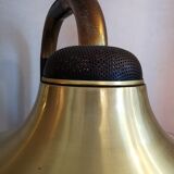Black metal bell lamppost and 60s brass