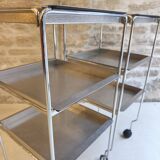 Chrome metal trolley