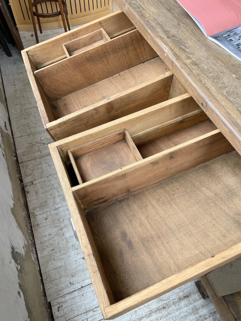 Comptoir en chêne XXL 260 cm