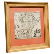 Rare original map of Ethiopia from the 17th century by Willem Janszoon Blaeu.