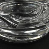 Daum France Sorcy model ice bucket in clear crystal