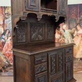Renaissance Style Cabinet in Carved Wood circa 1850