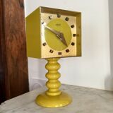Modernist German metal clock 70s