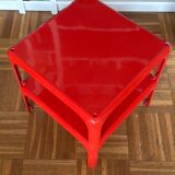 2 stackable tables Demetrio 45 by Vico Magistretti for Artemide