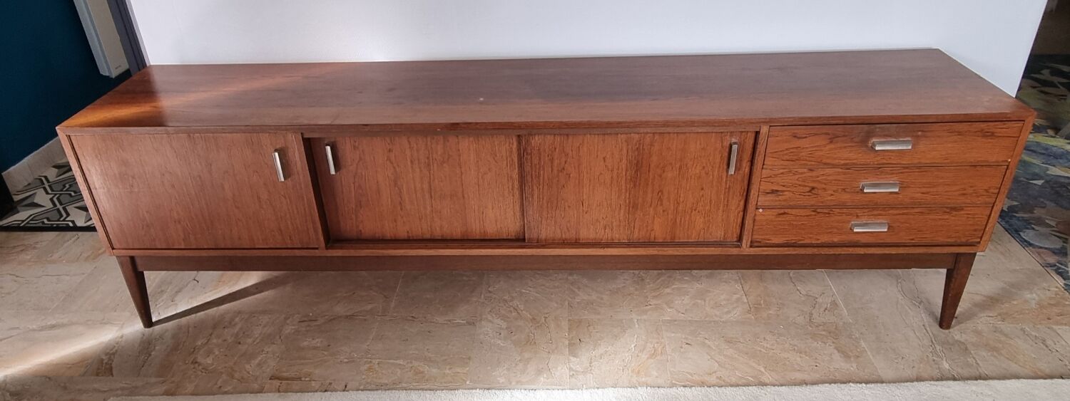 Vintage Scandinavian sideboard from the 1960s.