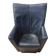 Vintage chair black leather Armilla Arflex Burkhard Voghterr