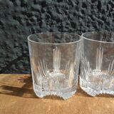 Six whiskey glasses